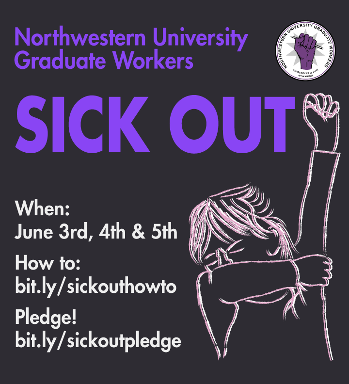 Sick out poster with event details